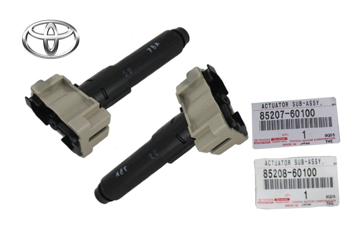 New Genuine Toyota Prado Headlight Washer Actuator LH RH 85207/85208-60100 OEM0