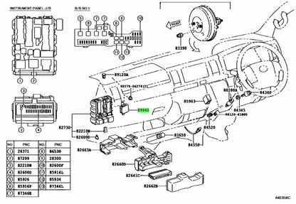 Genuine Toyota Hiace GDH201V LED Headlamp Leveling Computer OEM 89960-260401
