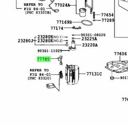 OEM Genuine TOYOTA LEXUS FuelPump Harness Wiring SubAssy Replacement 77785-480401