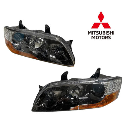 Genuine Mitsubishi Lancer Evolution Headlamp LH RH Set 8301A619 8301A6200