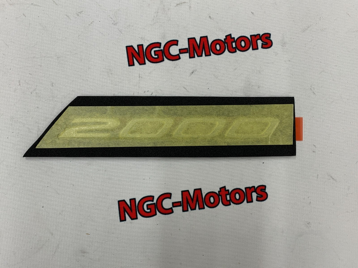 OEM Honda 00-09 S2000 Side Fender Chrome 2000 Emblem AP1 AP2 Genuine Part USDM