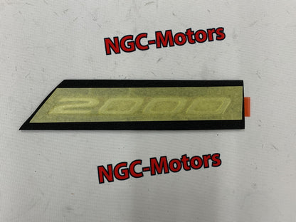 OEM Honda 00-09 S2000 Side Fender Chrome 2000 Emblem AP1 AP2 Genuine Part USDM