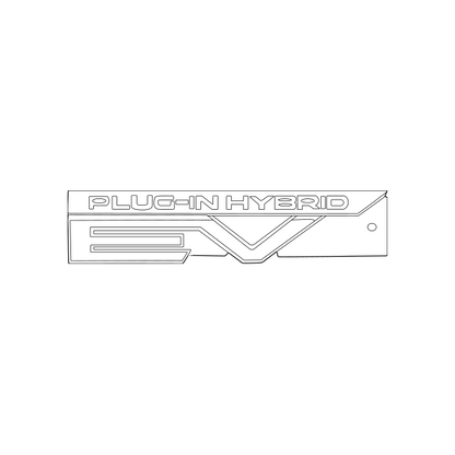 NEW Genuine Mitsubishi PHEV Emblem Badge OEM 62890W010P1
