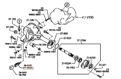 OEM SENSOR Genuine Mazda CX-5 MA012798X