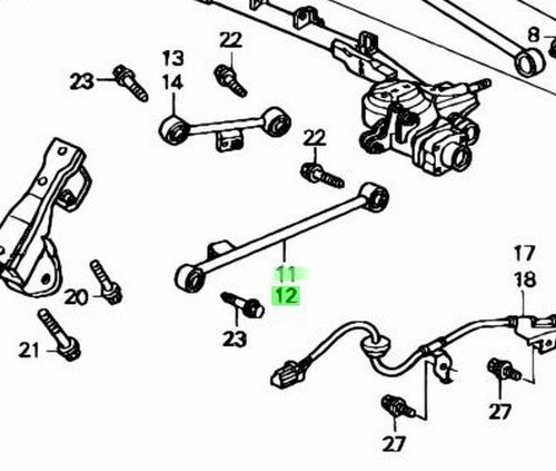 NEW Genuine Honda Rear Lower Control Arm Link LH RH Set OEM 52370/52380-S2H-0001