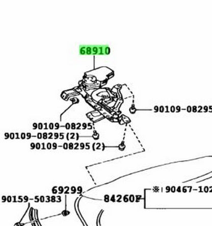 TOYOTA LEXUS RX270/350/450H PowerBackDoorUnitLiftgateTrunkMotor Assy 68910-480301
