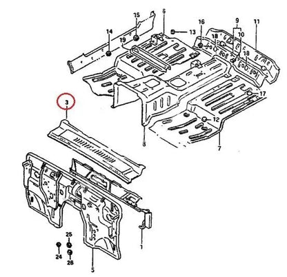 OEM Genuine Suzuki Jimny Upper CowlingPanel Assembly No.3 59300-83003 59300830031