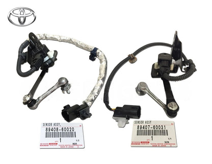 Genuine Toyota Land Cruiser LX Height Control Sensor Set 89407-60031 89408-600200