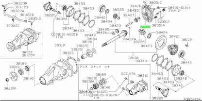 NEW Genuine Nissan Rear Differential Cover OEM 38351-20E000