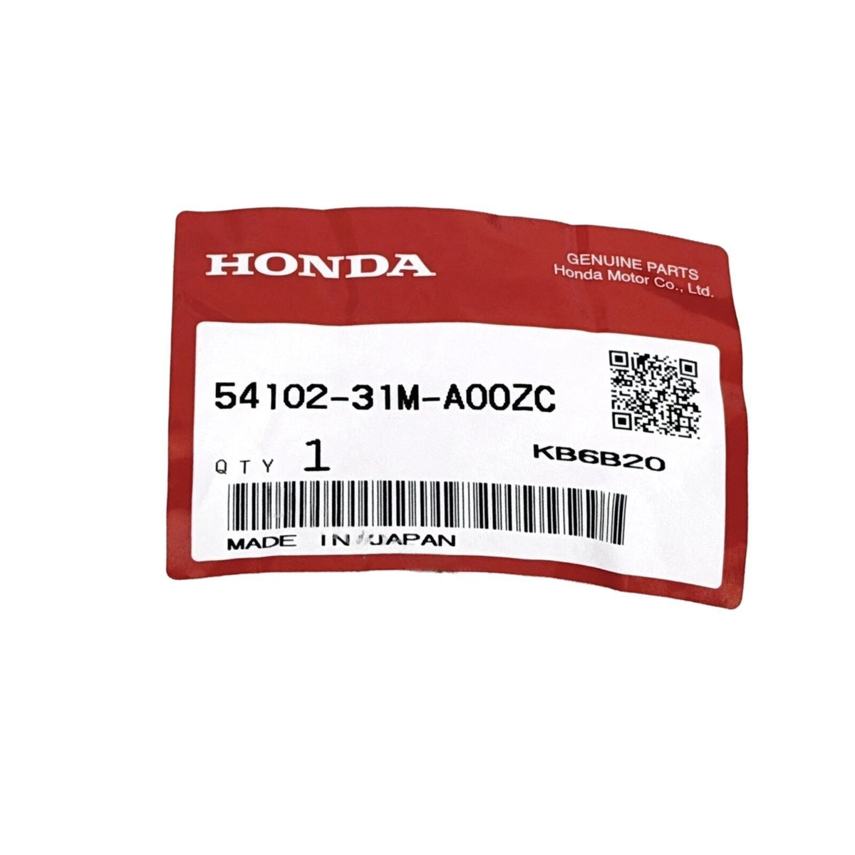 Genuine Honda Shift Knob 6-Speed Red Stitching 54102-31M-A00ZC1