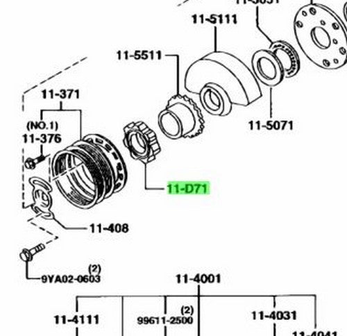 OEM Mazda RX-7 FD3S 13B-REW Twin Turbo Distributor Gear N3C1-11-D711