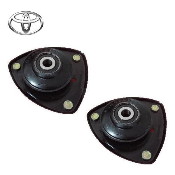 Genuine Toyota Front Strut Mount Support x2 48609-52031 Funcargo Platz Vitz0