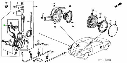 Genuine Honda Integra DC2 DB8 Power Antenna Motor 39155-ST7-0130