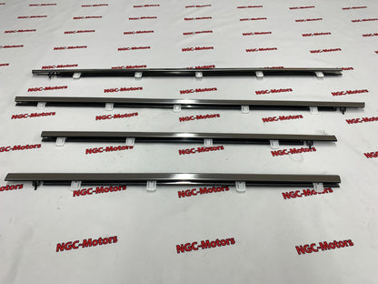 Honda ACURA genuine 4pcs Window Molding Weatherstrip Trim Chrome TSX Sedan 09-14