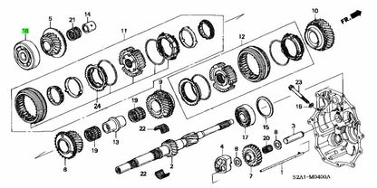 Genuine Honda S2000 AP1 AP2 S2K Transmission Gearbox Bearings Set of 8 OEM NEW