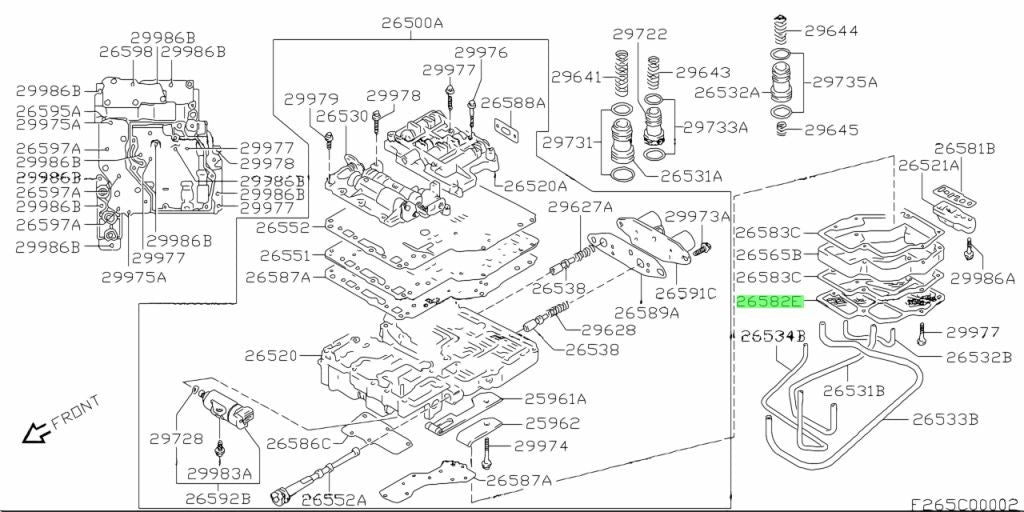 26582-57B00-000 Suzuki Screen,oil 2658257B00000, New Genuine OEM Part1