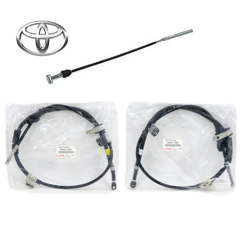 New Genuine Toyota MR2 Spyder MR-S ZZW30 Parking Brake Cable Complete Set OEM0