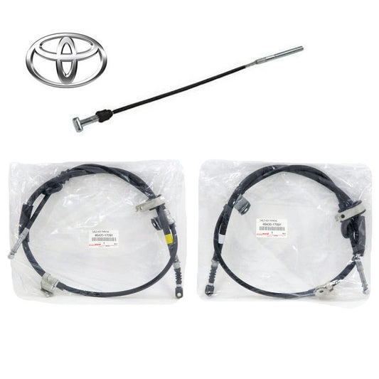 New Genuine Toyota MR2 Spyder MR-S ZZW30 Parking Brake Cable Complete Set OEM0