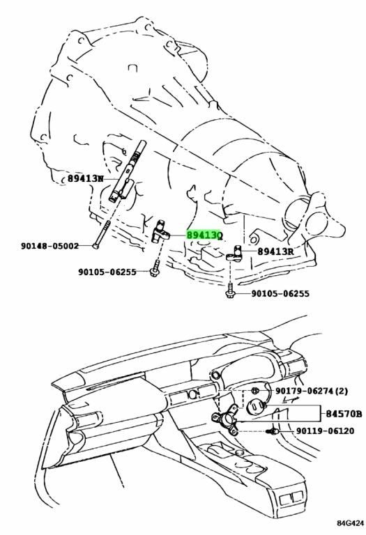 OEM Genuine TOYOTA Lexus Transmission Speed Sensor NC3 89413-30011 89413300110