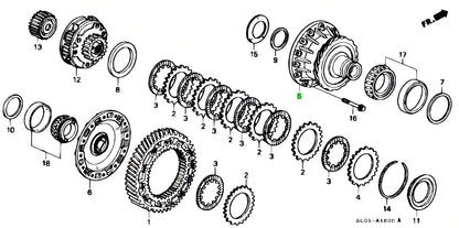 Genuine OEM Honda NSX Acura NA1 NA2 AT Differential Case Set 41310-PR8-000