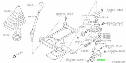 29610-81A00-000 Suzuki Mounting change control 2961081A00000, New Genuine OEM Pa1