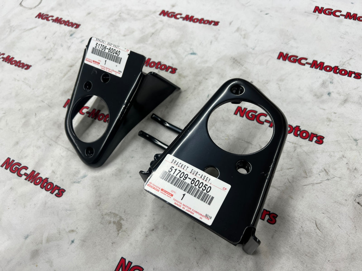 TOYOTA Land Cruiser PRADO 95 BRACKET BODY REAR LR SET MOUNTING Genuine