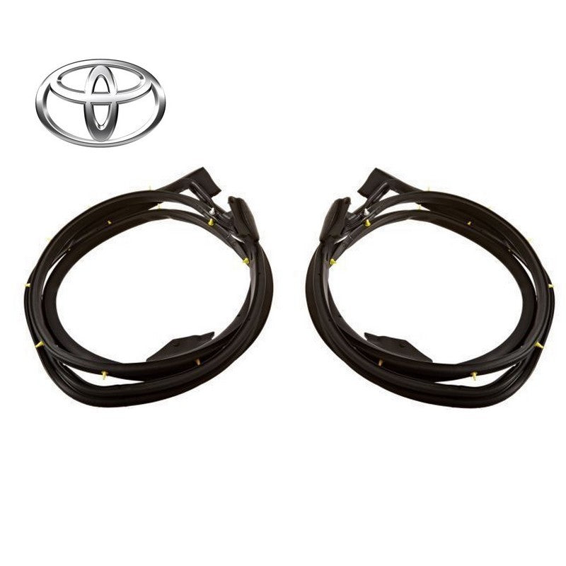 Genuine Toyota 4Runner Rear Door Weatherstrip RH LH Set 67871-35080 67872-350800
