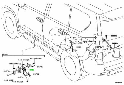 New Genuine Toyota Land Cruiser Prado AdBlue Pump Control ECU 896B1-60010 OEM0