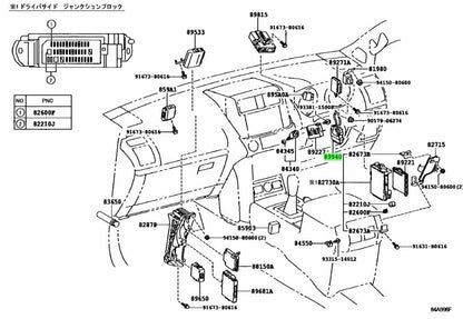 New Genuine Toyota Prado Headlight Swivel Control ECU 89940-60250 OEM0