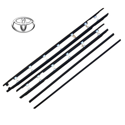OEM Toyota 91-97 Land Cruiser LEXUS LX450 Door Belt Molding 6 Set Genuine NEW