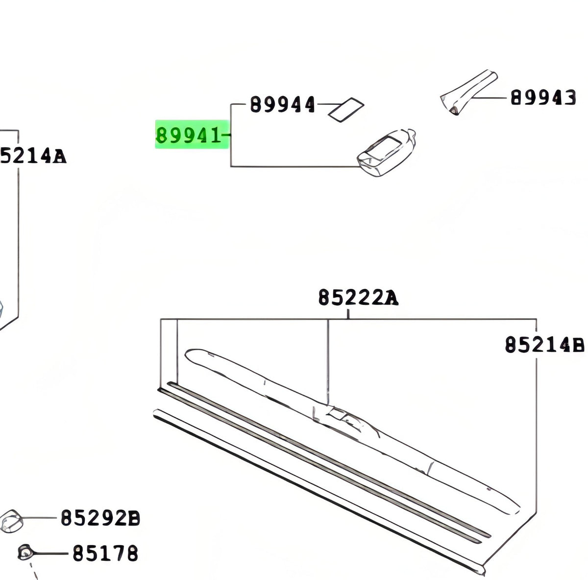 Genuine Toyota Lexus ES GS GS F GX460 Rain Sensor 89941-520100