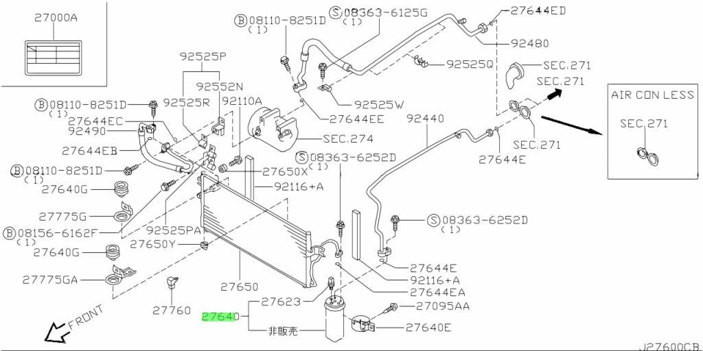 NEW Genuine Nissan Windshield Washer Fluid Reservoir Tank OEM 92131-40Y011