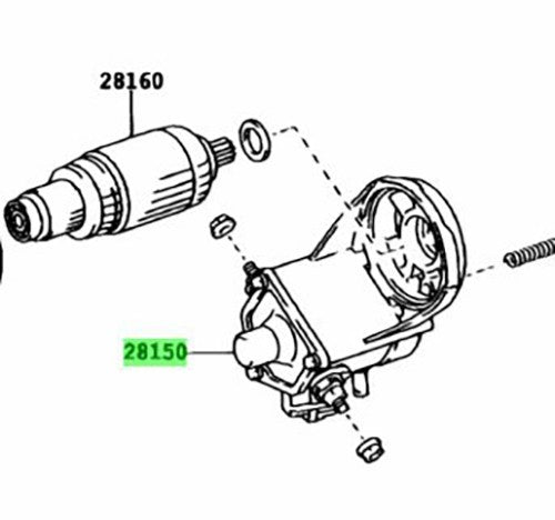 OEM SWITCH ASSY, MAGNET STARTER Genuine Toyota HiAce Van 200 GDH206V 28150-300501