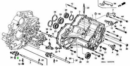 OEM HONDA LEVER COMP., DETENT Civic EG6 Del Sol 24420-P24-J000