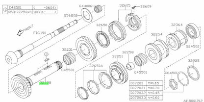 NEW Genuine Subaru Driven Shaft Drive Shaft Transmission OEM 32228-AA0300