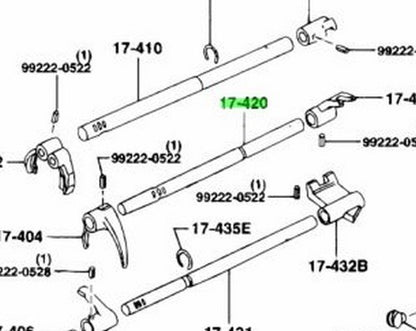 MAZDA RX-7 SPIRIT R MT5 FD3S ROD,SHIFT(3RD&4TH) R522-17-421A1