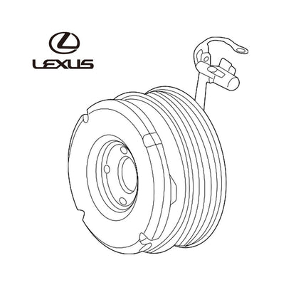New Genuine Toyota Magnet Clutch Assy 88410-60510 OEM0