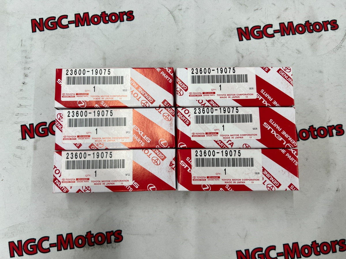 Genuine Toyota Holder & Nozzle SET, Nozzle 23600-19075 x6 OEM