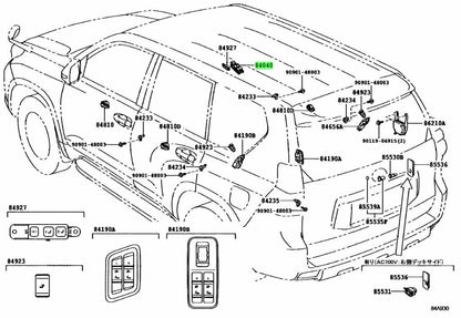 New Genuine Toyota Land Cruiser Prado Power Window Master Switch 84040-60210 OEM0