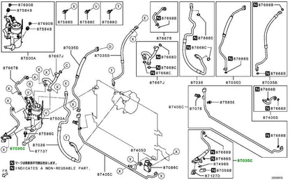 NEW Genuine Mitsubishi A/C Compressor Discharge Hose OEM 7815C0801