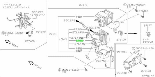 OEM VALVE ASSEMBLY, EXPANSION Genuine Nissan 200SX 92200-35F060