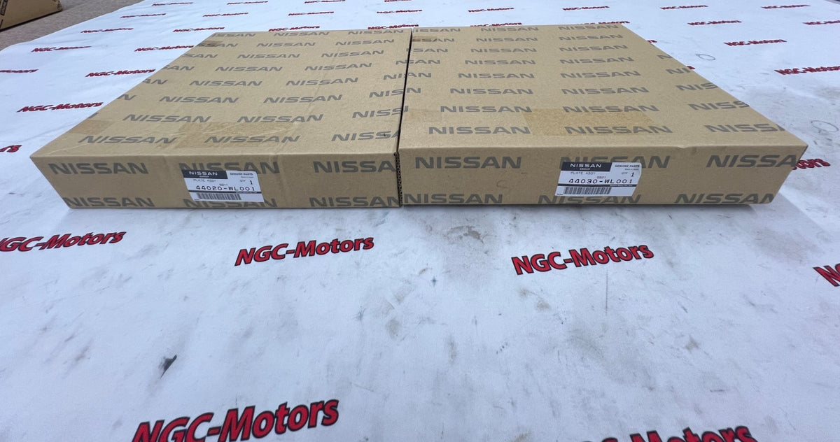 Genuine Nissan Rear Brake Backing Plate LH＆RH SET 44020-WL001 44030-WL001 NEW