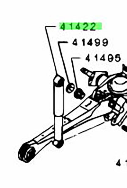 New Genuine Mitsubishi eK Wagon Toppo Rear Shock Absorber 2PCS 4162A1191