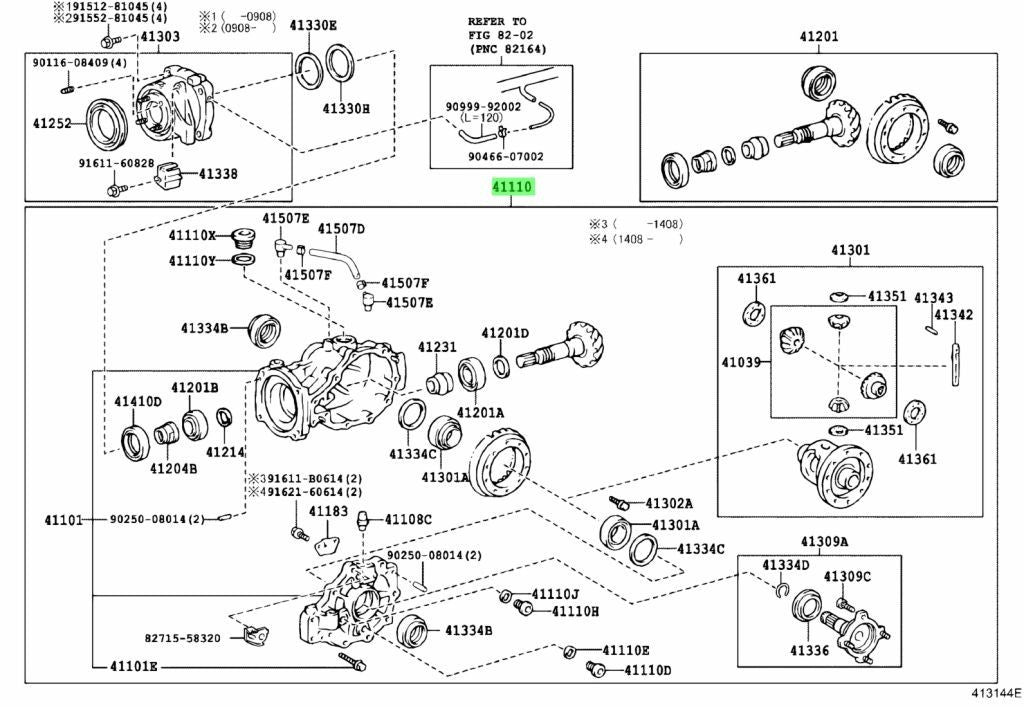 NEW OEM TOYOTA SIENNA 2011-2018 AWD REAR DIFFERENTIAL ASSEMBLY1