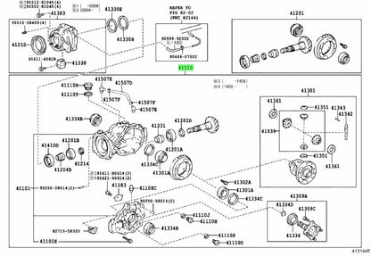 NEW OEM TOYOTA SIENNA 2011-2018 AWD REAR DIFFERENTIAL ASSEMBLY1
