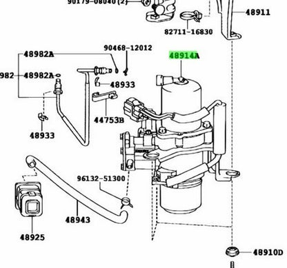 OEM Genuine TOYOTA Lexus Height Control Compressor No.1 48914-50030 48914500303