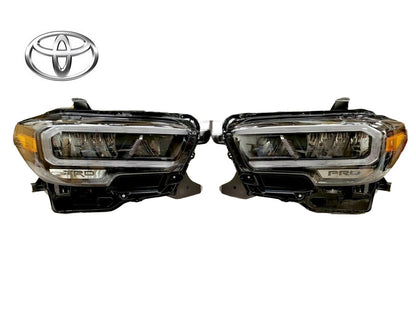NEW OEM TOYOTA TACOMA 2020-2022 TRD PRO LED FRONT HEADLIGHT ASSEMBLY 2PC SET0