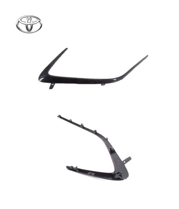 Genuine Toyota Corolla Front Bumper Garnish RH LH Set 52711-12380 52712-120600