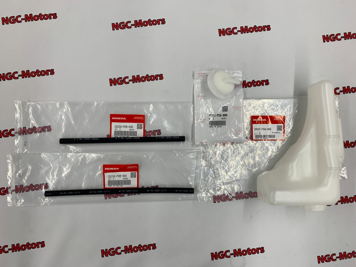 HONDA CIVIC 96-00 EK2 EK3 EK4 EK9 Type-R SIR Coolant Reservoir Tank & Hose & Cap