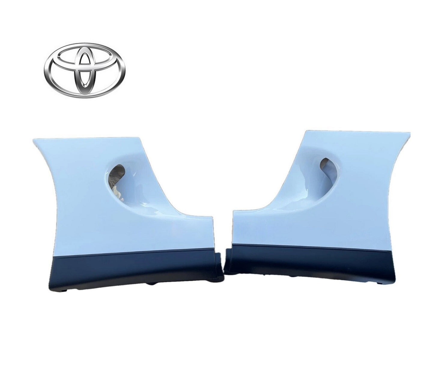 TOYOTA 93-02 JZA80 SUPRA MK4 White Side Quarter Panel Air Inlet Set OEM Duct0